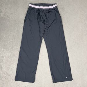 Vintage Y2K Nike Track Pants Womens Large Essential Wide Leg Baggy Jogger Sweats